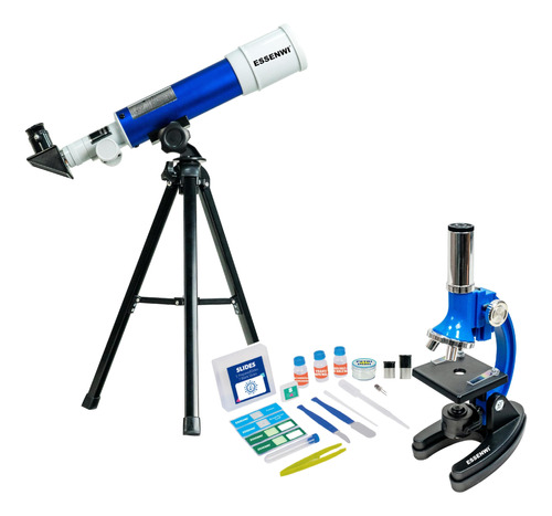 Essenwi Juego De Telescopio Y Microscopio