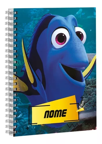 Caderno Pequeno Personalizado Procurando Raya - Com Seu Nome