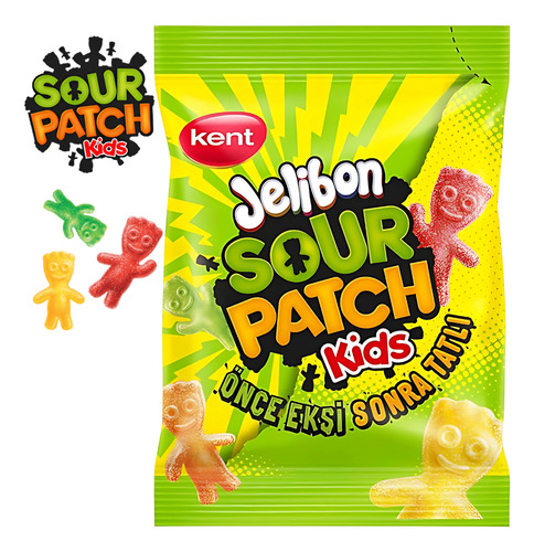 Balas Sour Patch Kids 80g Balas Acidas Com Sabores De Fruta