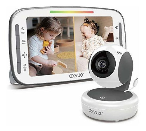 Video Baby Monitor, 1080p 5.5  Fhd Display, Ips Screen, 1080