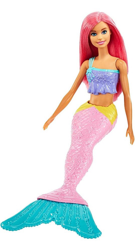 Barbie Sirena Dreamtopia Pelo Rosa 