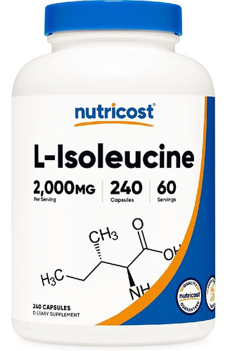 L-isoleucina 2000 Mg Nutricost 240 Capsulas