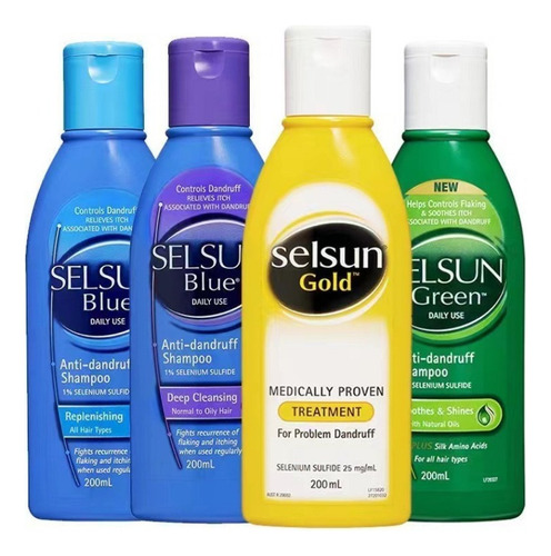 Gh Champú Selsun Par Gold Con Aminoácidos Y Sulfuro Selenio