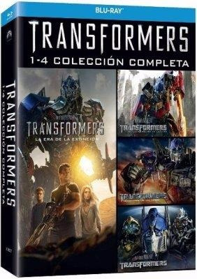 Transformers Pack Blu Ray 1- 4 Nuevo Cerrado