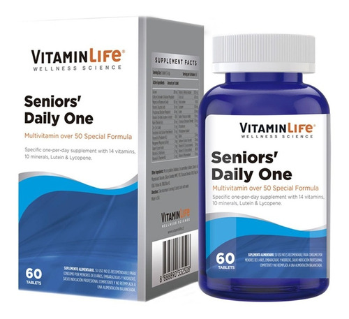 Daily One Seniors - Vitamin Life - 60 Cápsulas