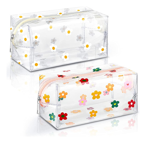 ~? Amylove 2 Pack Lindo Flower Makeup Bags Floral Cosmetic B
