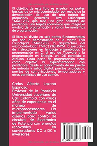Experimentacion Con El Tiva Launchpad Tm4c123g: Programacion
