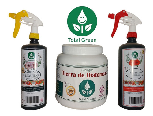 Kit De Abono Líquido E Insecticidas (2 De Cada Uno) 