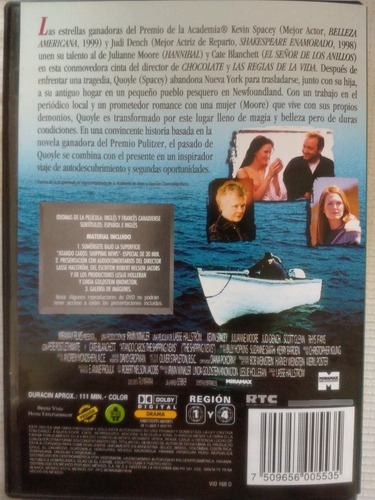 Dvd Atando Cabos The Shipping News Kevin Spacey Y (Usado)