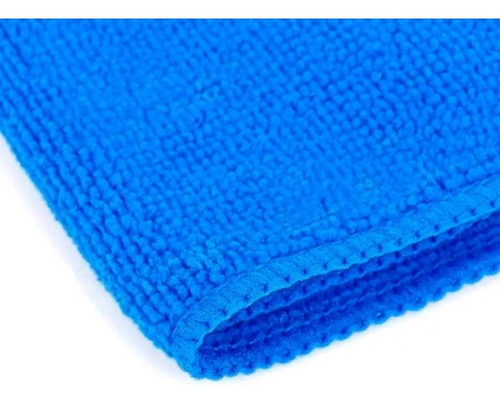 Imagen 3 de 4 de Paño Microfibra Azul 60x40 Extra Secado Multiuso Hogar Sm