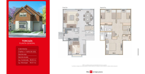 Casa Nueva! 3d+3b+estar+2estac - Villa Brisas De Rengo