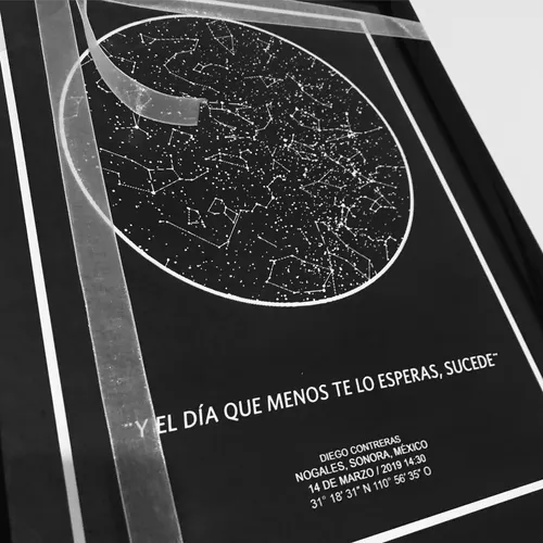 Mapa Estelar Personalizado Mercado Libre