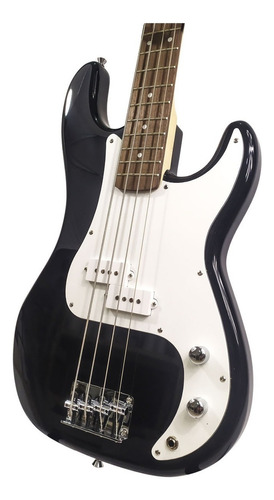 Bajo Eléctrico Caraya B-300 Bk Negro Brilloso Precision Bass Orientación De La Mano Diestro