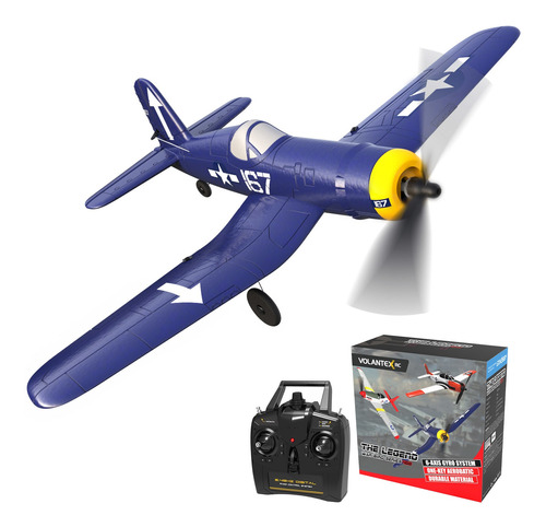 Volantex 2.4 Ghz 4 Canales F4u Fighter Rc Avión 6axis Gyro R