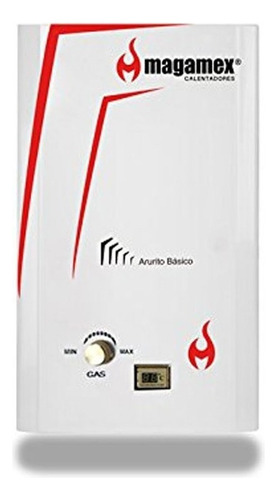 Boiler Paso Calentador Gas Lp 6lt Instantaneo Básico Magamex