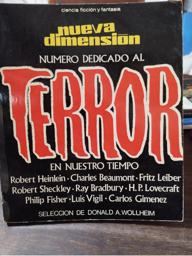 Revista Nueva Dimensión. N° 24 Especial Terror. Olivos.