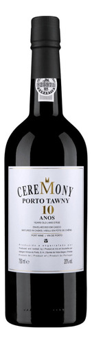 Vinho Ceremony 10 Anos Tawny Porto 750 Ml
