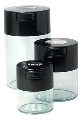 Tightpac America Tightvac Caja Tapa Negra Cuerpo Juego 3