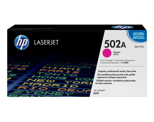 Hp 502a Magenta Laserjet Toner Cartridge (q6473a)