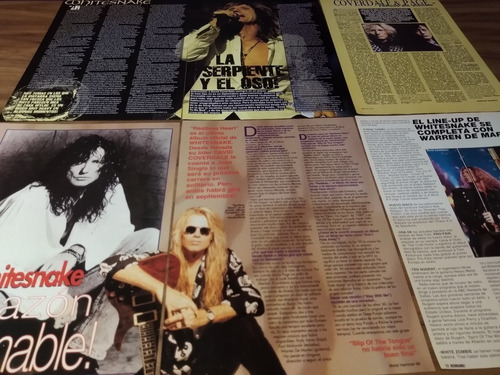 (aj102) Whitesnake * Recortes Revistas Clippings