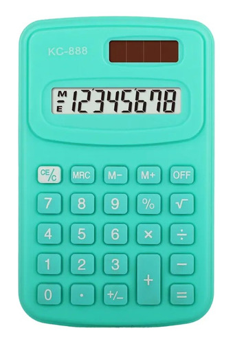 Mini Calculadora Portatil Digital 8 Digitos Kc-888 Escolar 