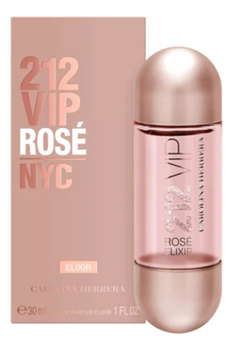 Perfume 212 Vip Rosé Nyc Elixir Edp 30 Ml Carolina Herrera