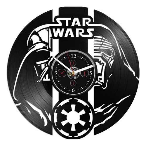 Clock Reloj De Star Wars Reloj De Pared De Vinilo De Darth V