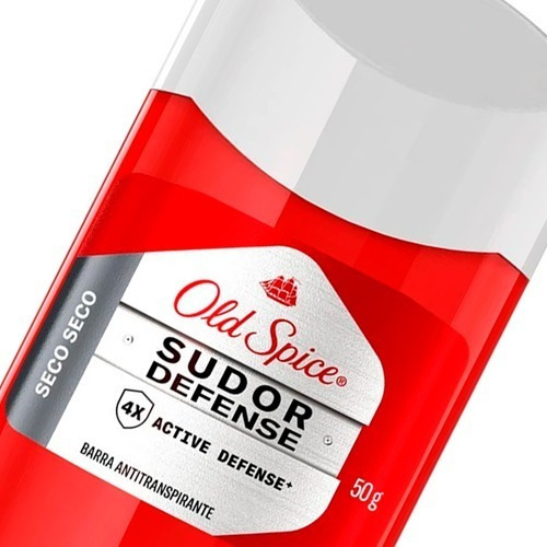 Old Spice Sudor Defense Seco Barra Antitranspirante 50gr