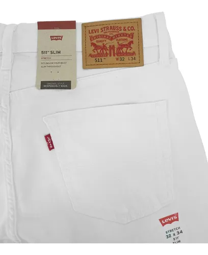 Calça hotsell branca levis