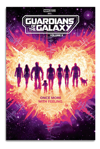 Cuadro Moderno Guardianes De La Galaxia Vol 03 60x40 Cm