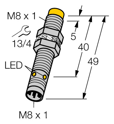 Sensor Inductivo Turck Ni4u-eg08-an6x-v1131 4600630