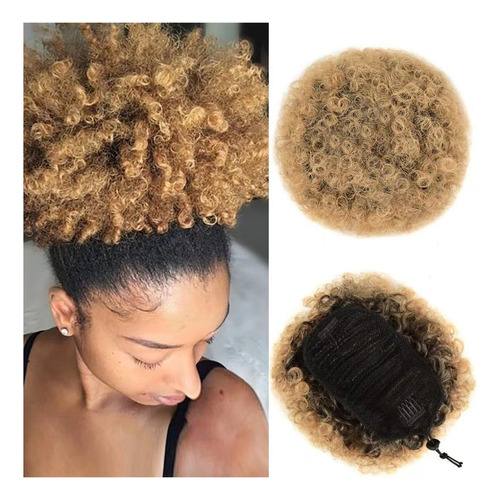 Synthetic Short Afro Ponytail For Natural Hair 2und 2024