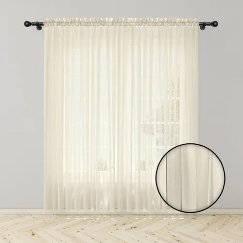 Cortina En Velo Muselina 300cm Ancho X 210cm Alto