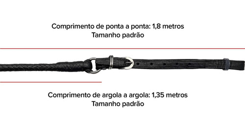 Imagem 4 de 4 de Kit 2 Rédea Couro Bode Trançada Vaquejada Com Ponta Biqueira
