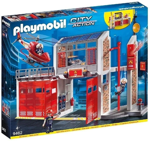 Playmobil Estacion De Bomberos Rescate City Action 9462 Edu