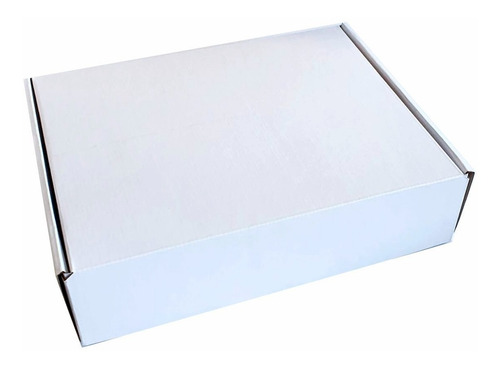 25 Cajas Paredes Dobles Blancas 32x25x8cm Microcorrugado