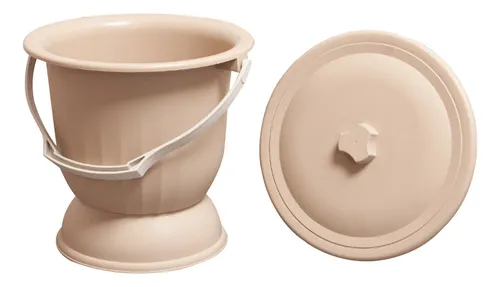 Cubo De Orina Con Tapa, Escupidera