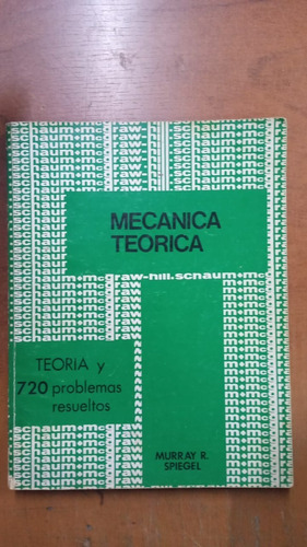 Mecanica Teorica-murray Spiegel-libreriia Merlin