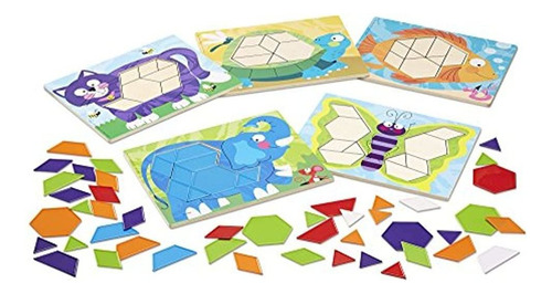 Melissa Y Doug Animal Patron Bloques