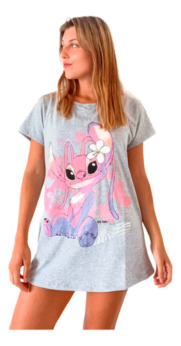 Remeron Oversize Diseño Lilo Y Stitch Angel Disney Unisex 