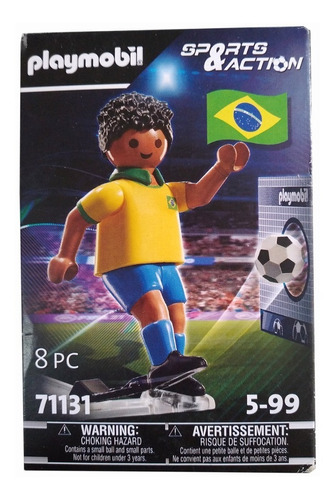 Playmobil Futbolista Brasil Sports & Action 71131
