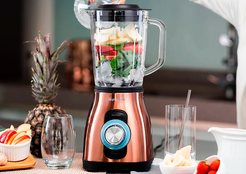 Liquidificador Copo Vidro Cobre 1,5l 1000w Gradiente