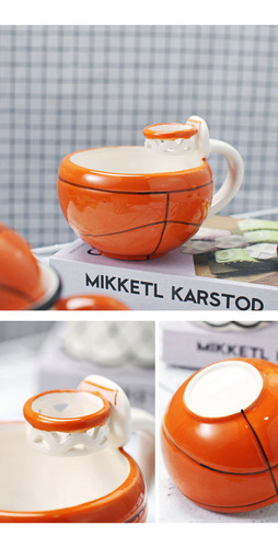 Qw1 Taza Novedosa De Fútbol Y Baloncesto