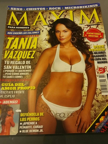 Revista Maxim Tania Vazquez Febrero 2006