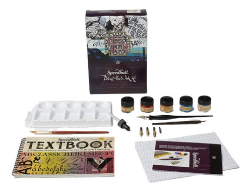 Set De Caligrafia Speedball Deluxe Pen & Ink Lettering