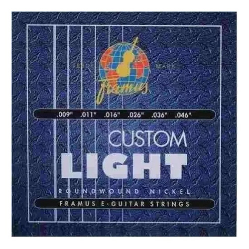 Imagen 1 de 4 de Cuerdas De Guitarra Electrica Framus Custom Light 0.9 09