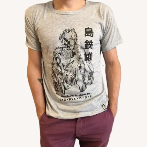 Remera Tetsuo Shima Akira Blanca Gastovic Anime Store