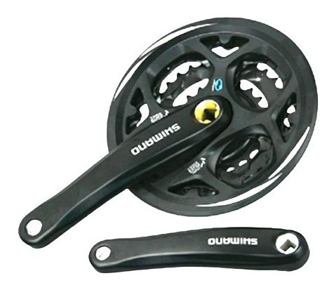 Imagen 3 de 5 de Plato Y Biela Shimano Altus Fc M311 - 48-38-28t - 170mm W/cg