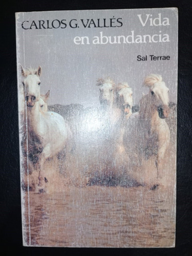 Libro Vida En Abundancia Carlos Vallés