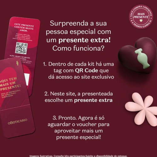 Kit Presente Her Code (3 Itens) O Boticário
